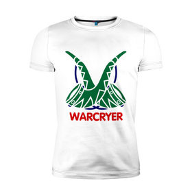 Мужская футболка премиум с принтом Orc Mage - Warcryer в городе Новоалтайск, 92% хлопок, 8% лайкра | приталенный силуэт, круглый вырез ворота, длина до линии бедра, короткий рукав | lineage | warcryer