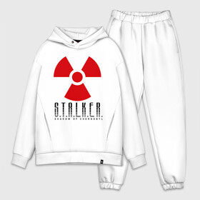Мужской костюм хлопок OVERSIZE с принтом Stalker в городе Новоалтайск,  |  | shooter | stalker | постапокалиптические | припять | радиация | сталкер | чернобыль | шутер