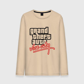 Мужской лонгслив хлопок с принтом GTA Vice City в городе Новоалтайск, 100% хлопок |  | auto | grand | thaft | гта | игра | компьютерная