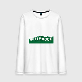 Мужской лонгслив хлопок с принтом Hollywood в городе Новоалтайск, 100% хлопок |  | california | hollywood | los angeles | голивуд | голливуд