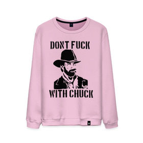 Мужской свитшот хлопок с принтом Dont Fuck With Chuck в городе Новоалтайск, 100% хлопок |  | chuck norris | актер | голливуд | знаменитость | знаменитые личности | чак норрис