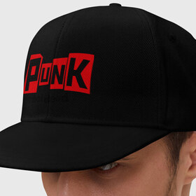 Кепка снепбек с прямым козырьком с принтом Punk not Dead в городе Новоалтайск, хлопок 100% |  | metal | not dead | punk | rock | метал | панк | панки | рок | рок группа | рок группы