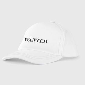 Детская бейсболка с принтом wanted в городе Новоалтайск, 100% хлопок | классический козырек, металлическая застежка-регулятор размера | искать | разыскивается | розыск