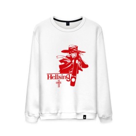 Мужской свитшот хлопок с принтом Hellsing (1) в городе Новоалтайск, 100% хлопок |  | anime | hellsing | аниме | анимэ | хельсинг
