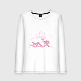 Женский лонгслив хлопок с принтом Pink panther в городе Новоалтайск, 100% хлопок |  | pink panther | розовая пантера