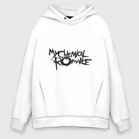Мужское худи Oversize хлопок с принтом My chemical romance в городе Новоалтайск, френч-терри — 70% хлопок, 30% полиэстер. Мягкий теплый начес внутри —100% хлопок | боковые карманы, эластичные манжеты и нижняя кромка, капюшон на магнитной кнопке | Тематика изображения на принте: heavy metal | metal | pank | punk | rock | trash metal | квартет | метал | панк | рок | рок группа | рок группы | трэш метал | хеви метал