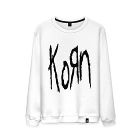 Мужской свитшот хлопок с принтом Korn в городе Новоалтайск, 100% хлопок |  | korn | metal | rock | корн | логотип | метал | музыка | рок | рок группа | рок группы