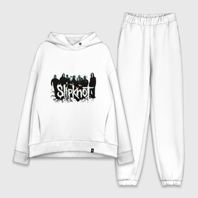 Женский костюм хлопок Oversize с принтом Slipknot (3) в городе Новоалтайск,  |  | heavy metal | rock | slipknot | trash metal | альтернатива | лица | рок группа | рок группы | трэш метал | хеви метал