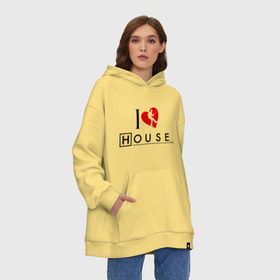 Худи SuperOversize хлопок с принтом Доктор Хаус 9 в городе Новоалтайск, 70% хлопок, 30% полиэстер, мягкий начес внутри | карман-кенгуру, эластичная резинка на манжетах и по нижней кромке, двухслойный капюшон
 | everybody lies | haus | house | все лгут | доктор | хауз | хаус | хью лори