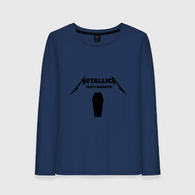 Женский лонгслив хлопок с принтом Metallica (4) в городе Новоалтайск, 100% хлопок |  | металлика