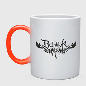 Кружка хамелеон с принтом Dethklok в городе Новоалтайск, керамика | меняет цвет при нагревании, емкость 330 мл | heavy metal | metal | rock | trash metal | альтернатива | метал | рок | трэш метал | тяжелый рок | хард рок | хеви | хеви метал