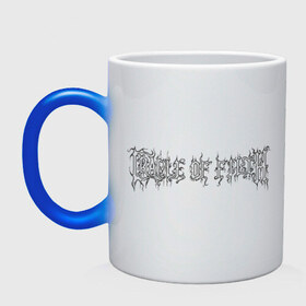 Кружка хамелеон с принтом Cradle of filth в городе Новоалтайск, керамика | меняет цвет при нагревании, емкость 330 мл | 