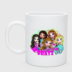 Кружка с принтом Bratz (4) в городе Новоалтайск, керамика | объем — 330 мл, диаметр — 80 мм. Принт наносится на бока кружки, можно сделать два разных изображения | 
