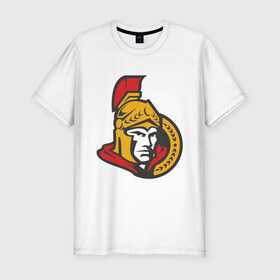 Мужская футболка премиум с принтом Ottawa Senators в городе Новоалтайск, 92% хлопок, 8% лайкра | приталенный силуэт, круглый вырез ворота, длина до линии бедра, короткий рукав | Тематика изображения на принте: ottawa senators | канадский хоккей | нхл | оттава сенаторс | хокей | хоккей | хоккейная лига
