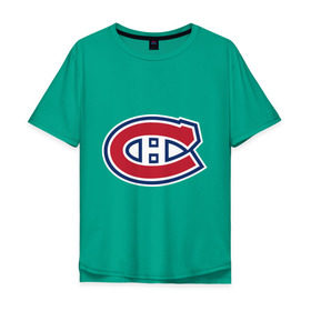 Мужская футболка хлопок Oversize с принтом Montreal Canadiens в городе Новоалтайск, 100% хлопок | свободный крой, круглый ворот, “спинка” длиннее передней части | montreal canadiens | канадская хоккейная лига | монтреал | нхл | хокей | хоккей