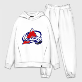 Мужской костюм хлопок OVERSIZE с принтом Colorado Avelanche в городе Новоалтайск,  |  | colorado avelanche | hockey | nhl | коларадо | национальная лига | нхл | хокей | хоккей