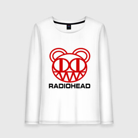 Женский лонгслив хлопок с принтом Radiohead (2) в городе Новоалтайск, 100% хлопок |  | radiohead | rock | радиохед | рок