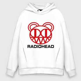 Мужское худи Oversize хлопок с принтом Radiohead (2) в городе Новоалтайск, френч-терри — 70% хлопок, 30% полиэстер. Мягкий теплый начес внутри —100% хлопок | боковые карманы, эластичные манжеты и нижняя кромка, капюшон на магнитной кнопке | radiohead | rock | радиохед | рок