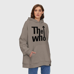 Худи SuperOversize хлопок с принтом The Who (2) в городе Новоалтайск, 70% хлопок, 30% полиэстер, мягкий начес внутри | карман-кенгуру, эластичная резинка на манжетах и по нижней кромке, двухслойный капюшон
 | metall | punk | rock | rock n roll | метал | металл | панк | рок | рок н ролл