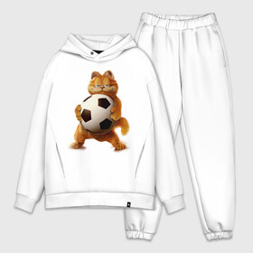Мужской костюм хлопок OVERSIZE с принтом Гарфилд (3) в городе Новоалтайск,  |  | garfield | гарфилд | кот | коты | кошки | мульт | мультик | мульфильм | мяч | футбольный мяч