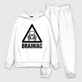 Мужской костюм хлопок OVERSIZE с принтом Brainiac в городе Новоалтайск,  |  | brainiac | брейниак | комиксы | мозг | череп
