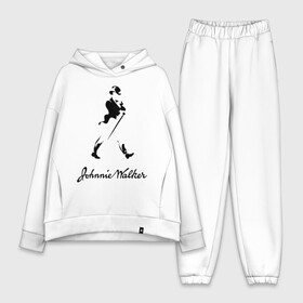 Женский костюм хлопок Oversize с принтом Johnnie Walker (2) в городе Новоалтайск,  |  | johnnie walker | бар | бармен | виски | джонни уокер