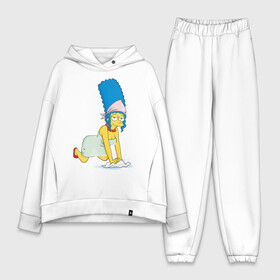 Женский костюм хлопок Oversize с принтом Мардж в городе Новоалтайск,  |  | simpsons | мардж | симпсоны | симсоны