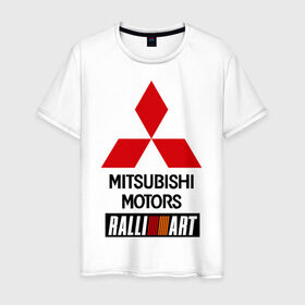Мужская футболка хлопок с принтом Mitsubishi ralli art в городе Новоалтайск, 100% хлопок | прямой крой, круглый вырез горловины, длина до линии бедер, слегка спущенное плечо. | mitsubishi | mitsubishi motors | авто | автомобили | машины | митсубиси | митсубиси моторс | тачки