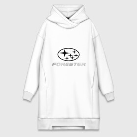 Платье-худи хлопок с принтом Subaru forester в городе Новоалтайск,  |  | forester | subaru | subaru forester | субарик | субару | субару форестер | форестер | форик