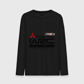 Мужской лонгслив хлопок с принтом Mitsubishi wrc в городе Новоалтайск, 100% хлопок |  | championship | mitsubishi | mitsubishi motors | mitsubishi wrc | rally | world rally | wrc | авто2012