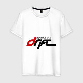 Мужская футболка хлопок с принтом Formula Drift в городе Новоалтайск, 100% хлопок | прямой крой, круглый вырез горловины, длина до линии бедер, слегка спущенное плечо. | auto | formula forula drift | racing | авто | автобренды | автобрэнды | автогонки | автомобиль | автомобильные | гонки | стритрейсинг | тачки | формула | формула дрифт