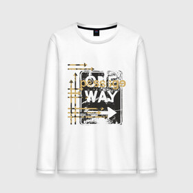 Мужской лонгслив хлопок с принтом One Way (2) в городе Новоалтайск, 100% хлопок |  | urban style | городской стиль | графика | дорожные знаки | односторонее движение | уличная мода | уличный стиль | урбан стайл