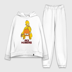 Женский костюм хлопок Oversize с принтом Simpsons (2) в городе Новоалтайск,  |  | гомер