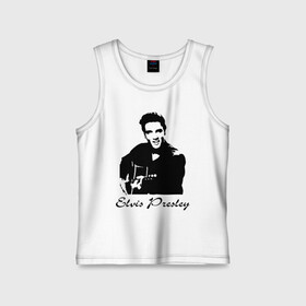 Детская майка хлопок с принтом Elvis Presley (2) в городе Новоалтайск,  |  | гитара