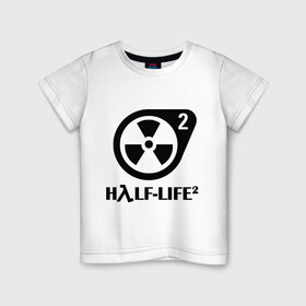Детская футболка хлопок с принтом HalfLife в городе Новоалтайск, 100% хлопок | круглый вырез горловины, полуприлегающий силуэт, длина до линии бедер | half life 2 | half life 2научно фантастические | shooter | стрелялка | шутер