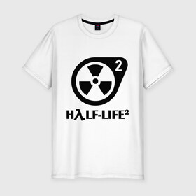 Мужская футболка премиум с принтом HalfLife в городе Новоалтайск, 92% хлопок, 8% лайкра | приталенный силуэт, круглый вырез ворота, длина до линии бедра, короткий рукав | half life 2 | half life 2научно фантастические | shooter | стрелялка | шутер