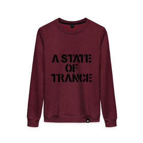 Женский свитшот хлопок A state of trance: в городе Новоалтайск, 100% хлопок | прямой крой, круглый вырез, на манжетах и по низу широкая трикотажная резинка | a state of tranceмузыкальные стили | club | music | tiesto | trance | клуб | музыка | надпись | транс