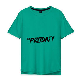 Мужская футболка хлопок Oversize с принтом The Prodigy логотип в городе Новоалтайск, 100% хлопок | свободный крой, круглый ворот, “спинка” длиннее передней части | Тематика изображения на принте: heavy рок | metal | rock | trash | продиджи | продижи | трэш | хеви метал