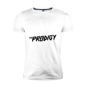 Мужская футболка премиум с принтом The Prodigy логотип в городе Новоалтайск, 92% хлопок, 8% лайкра | приталенный силуэт, круглый вырез ворота, длина до линии бедра, короткий рукав | heavy рок | metal | rock | trash | продиджи | продижи | трэш | хеви метал