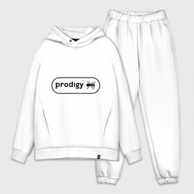 Мужской костюм хлопок OVERSIZE с принтом Prodigy лого с муравьем в городе Новоалтайск,  |  | prodigy | логотип | продиджи | электронная музыка