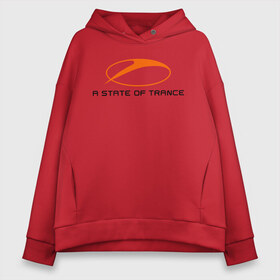 Женское худи Oversize хлопок с принтом A State of Trance (2) в городе Новоалтайск, френч-терри — 70% хлопок, 30% полиэстер. Мягкий теплый начес внутри —100% хлопок | боковые карманы, эластичные манжеты и нижняя кромка, капюшон на магнитной кнопке | a state of trance | armin van buuren | asot | trance | армин ван бюрен | радиошоу | транс
