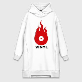 Платье-худи хлопок с принтом Vinyl в городе Новоалтайск,  |  | tiesto | vinyl | винил | огонь | пластинка