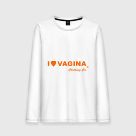 Мужской лонгслив хлопок с принтом I love vagina в городе Новоалтайск, 100% хлопок |  | девушки | отношения