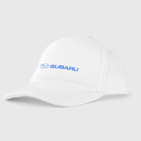 Детская бейсболка с принтом Subaru в городе Новоалтайск, 100% хлопок | классический козырек, металлическая застежка-регулятор размера | Тематика изображения на принте: subaru | авто | логотип | машина | субару | японские