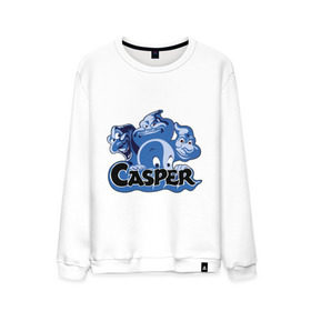 Мужской свитшот хлопок с принтом Casper в городе Новоалтайск, 100% хлопок |  | casper | каспер | мультик | привидение