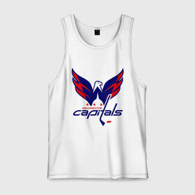 Мужская майка хлопок с принтом Овечкин (Washington Capitals) в городе Новоалтайск, 100% хлопок |  | Тематика изображения на принте: национальная хоккейная лига | нхл