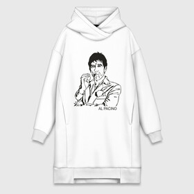 Платье-худи хлопок с принтом Аль Пачино (Scarface) в городе Новоалтайск,  |  | al pacino | scarface | актер | аль пачино | брайана де пальмы | голливуд | знаменитость | лицо со шрамом