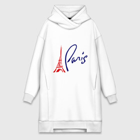 Платье-худи хлопок с принтом Paris (3) в городе Новоалтайск,  |  | france | paris | европа | париж | франция | французский | эйфелева башня
