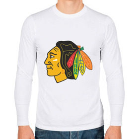 Мужской лонгслив хлопок с принтом Chicago Blackhawks в городе Новоалтайск, 100% хлопок |  | blackhawks | chicago | chicago blackhawks | hockey | nhl | нхл | хоккей | хоккейная лига | хоккейная лига чикаго | чикаго блэкхоукс | чикаго хоккей