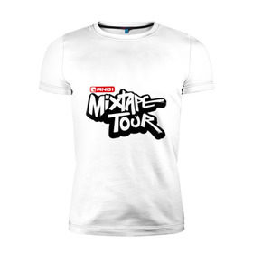 Мужская футболка премиум с принтом AND1 Mixtape tour в городе Новоалтайск, 92% хлопок, 8% лайкра | приталенный силуэт, круглый вырез ворота, длина до линии бедра, короткий рукав | mixtape tour | баскетбольный тур | микстейп тур